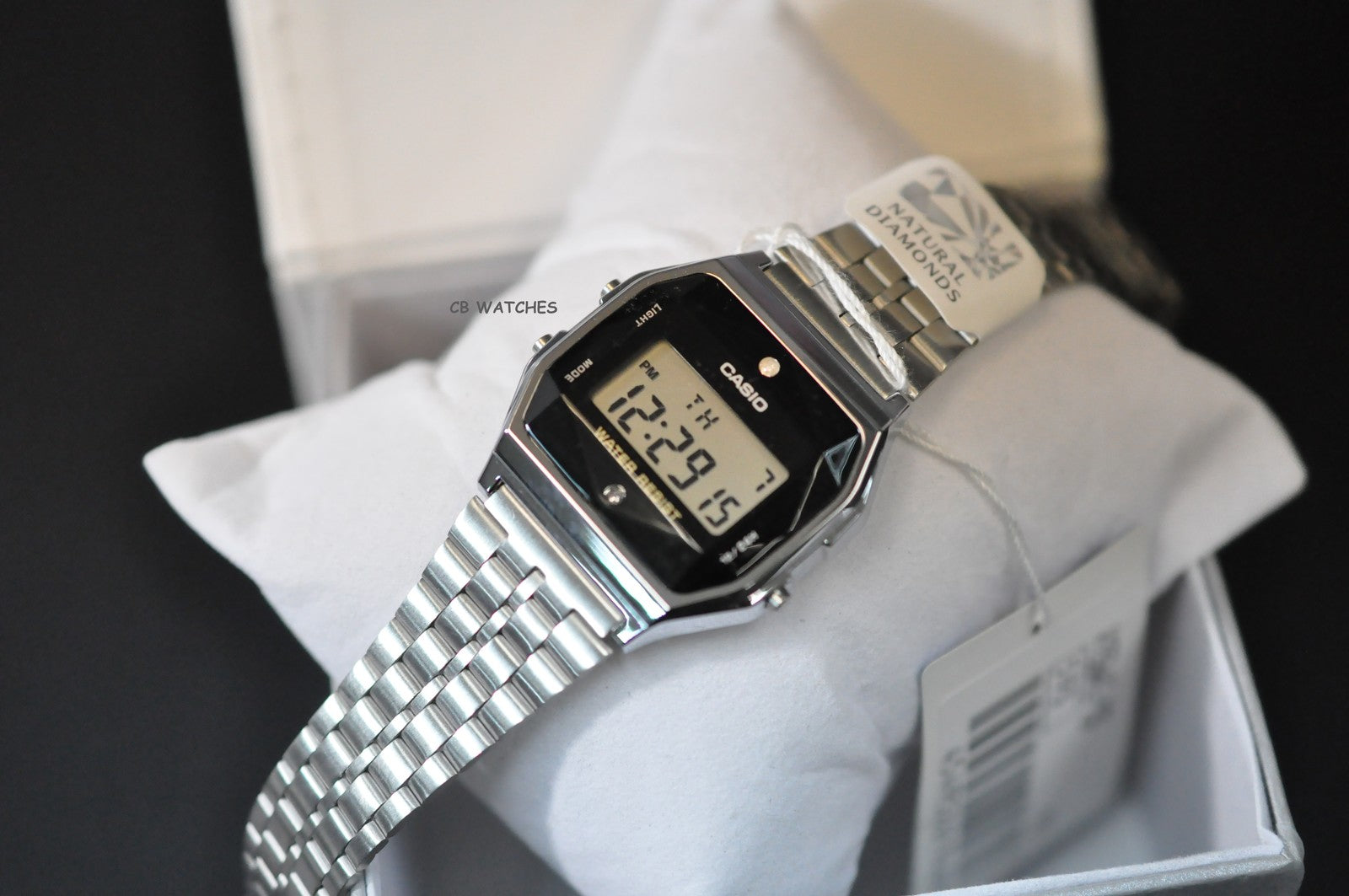 A159WAD-1 Casio Men's Diamond Series Watch Stainless Steel Glass