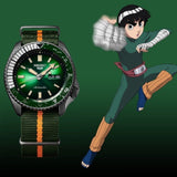 Seiko 5 Sports SRPF73K1 Naruto & Boruto ROCK LEE Limited Edition Men's Watch