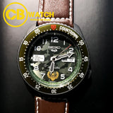 SEIKO 5 Sports Street Fighter V GUILE Green Dial Limited Edition Watch SRPF21K1
