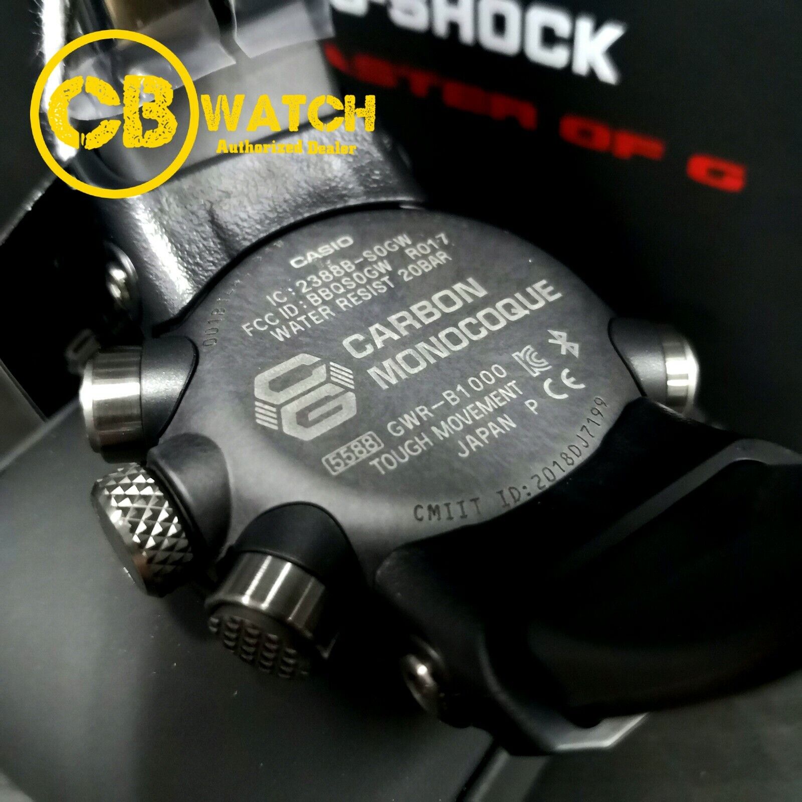 CASIO G-SHOCK GWR-B1000-1A Gravity Master Solar Radio Men's Watch