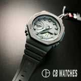 Casio G-Shock GA-2110ET-8A Grey Digital Watch Rare Earth Tone Color GA2110