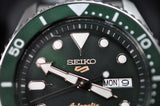 SEIKO 5 SPORTS SRPD63K1 GREEN DIAL AUTOMATIC GENT'S WATCH Internetional Warranty