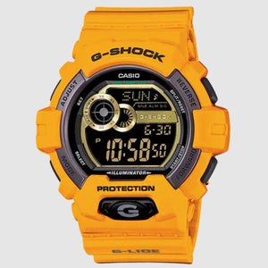 Casio G-Shock Black Dial Unisex Watch GLS-8900-9 Yellow Resin Digital & Analog
