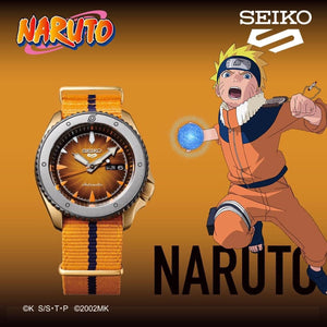Seiko 5 Sports SRPF70K1 Naruto & Boruto NARUTO UZUMAKI Limited Edition Men Wa