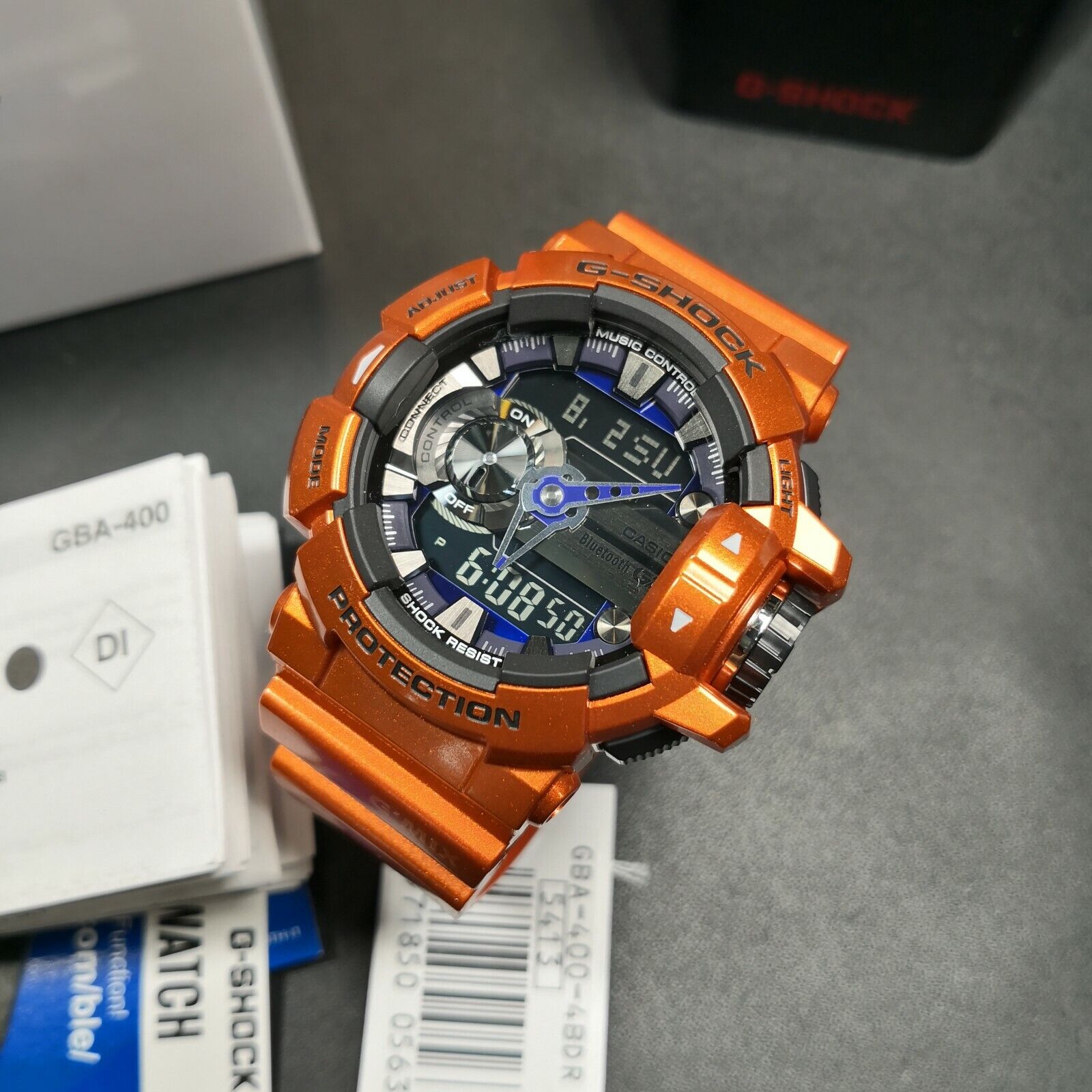 CASIO G-SHOCK G'MIX Bluetooth Watch GShock GBA-400-4B – CB WATCHES