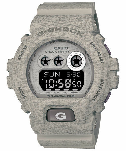 Casio G-Shock GD-X6900HT-8 Heathered Grey Pattern Men's Digital Sports Watch