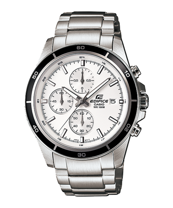 CASIO EDIFICE  White Analog Chronograph Quartz Men's Watch EFR-526D-7A