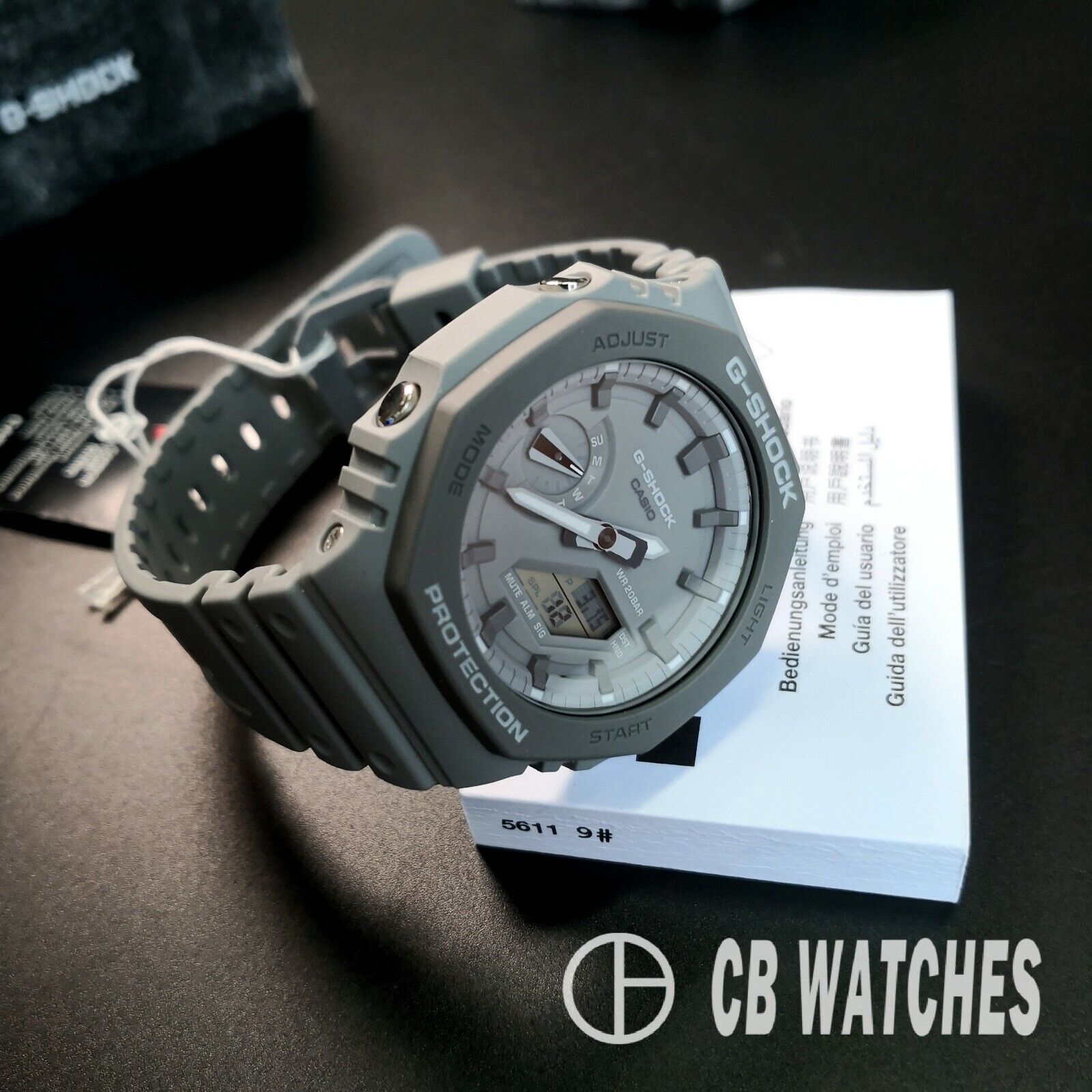 Casio G-Shock GA-2110ET-8A Grey Digital Watch Rare Earth Tone 