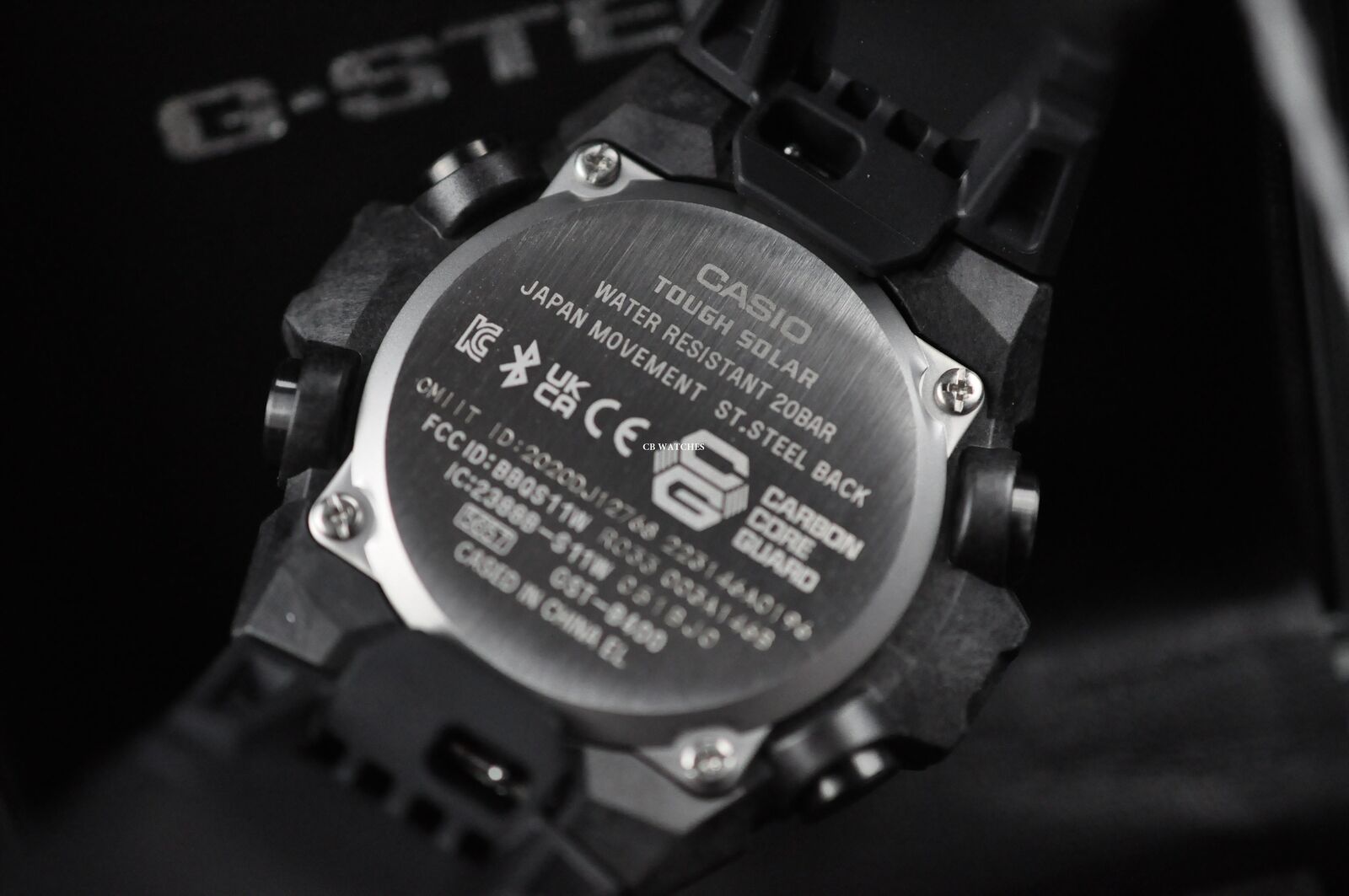 CASIO G-shock Solar Mens G-STEEL Bluetooth Watch GST-B400X-1A4 