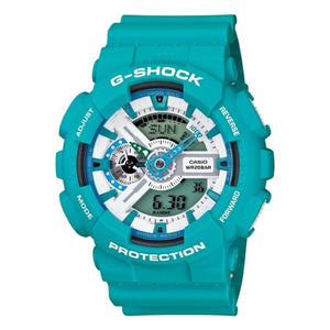 Casio G-Shock Green Dial Unisex Watch GA-110SN-3A Green Resin Digital & Analog