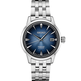 Seiko Presage Cocktail Time 40.5 MM SS Automatic Blue Dial Watch SRPB41J1