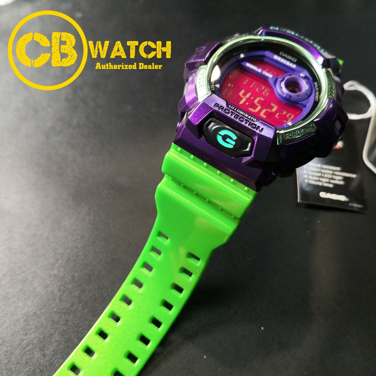 G-8900SC-6 CASIO G-SHOCK CRAZY COLORS PURPLE GREEN – CB WATCHES