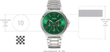 Casio MTP-V300D-3A Men's Standard Stainless Steel Multifunction Green Dial Watch