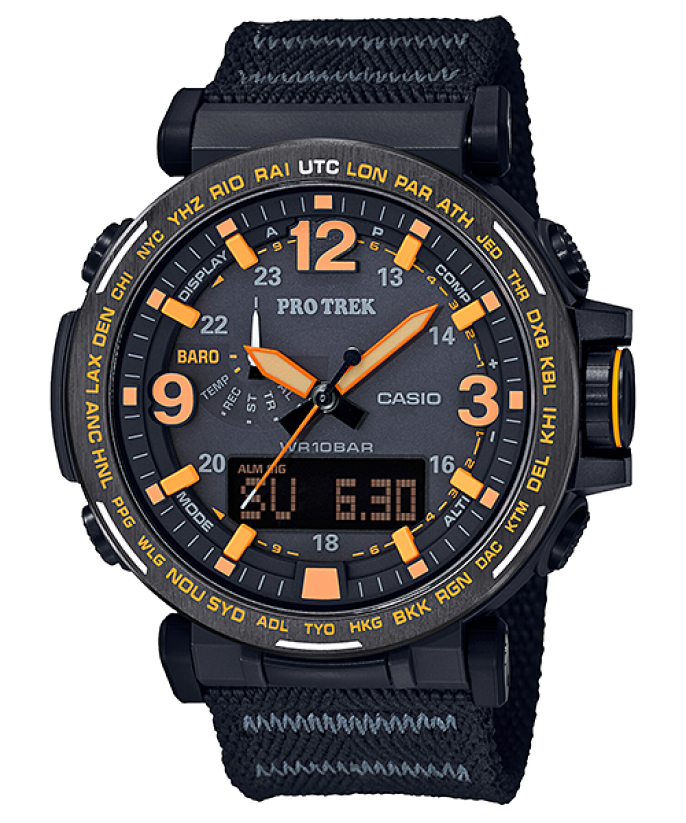 CASIO PROTREK PRG 600YB 1 CAVE Safari Series Solar Men s Watch World T CB WATCHES